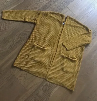 Papaya At Matalan Mustard Yellow Cardigan Size Medium • £6