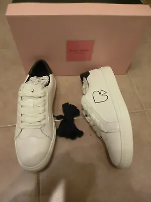 Kate Spade Leather Sneakers Sz-8US 38.5Eur   New Authentic • $149.99