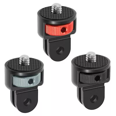 1/4  Screw Tripod Adapter Mount 360° For Gopro Hero 10/9 Insta360 Aation Camera • $9.99