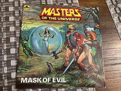 He Man Masters Of The Universe MOTU Mask Of Evil 1984 Golden Book Al McWilliams • $9.99