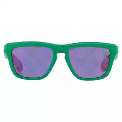 Gucci Blue Logo Square Men's Sunglasses GG1571S 004 55 GG1571S 004 55 • $153.99