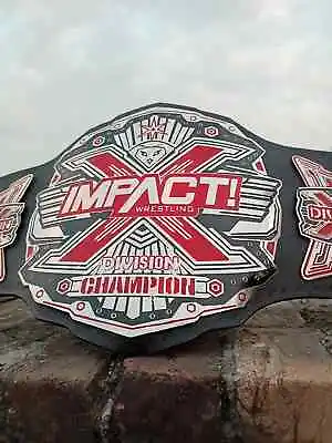 IMPACT X Division Wrestling Championship Title Replica Handmade Belt - WORLD IMP • $133.37