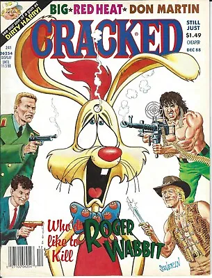 CRACKED Magazine # 241 Who'd Like To Kill ROGER WABBIT December 1988 • £4.01