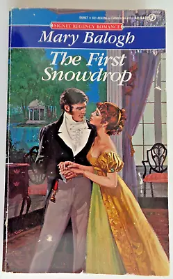The First Snowdrop ~ Mary Balogh Paperback 1st Printing 1986 • $14.95