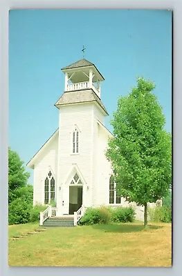 Hastings MI-Michigan Charlton Park's Village Church Vintage Postcard • £7.56