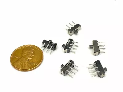 6 Mini 2mm MSS-22D18 Panel Mount 6-pin 2 Positions Slide Switch Actuator PCB C34 • $8.49