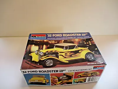 Monogram  1932 Ford Roadster Open Box 1985 Kit #2718  1/24 • $16.99