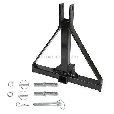 3 Point 2 Receiver Trailer Hitch Category One Tractor Tow Drawbar Adapter 5 • $39.50