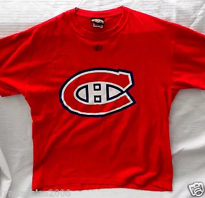 NHL MONTREAL CANADIENS Shirt Licensed By Old Time Hockey (Size LARGE) • $21.84