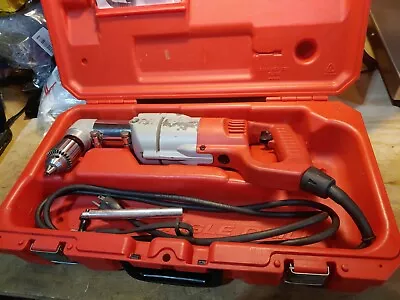 MILWAUKEE 3107-6 7 Amp 1/2  Corded Heavy Right-Angle Drill Kit USA • $155