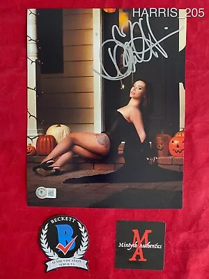 DANIELLE HARRIS AUTOGRAPHED SIGNED 8x10 PHOTO! HALLOWEEN! BECKETT COA! HORROR! • $64.99