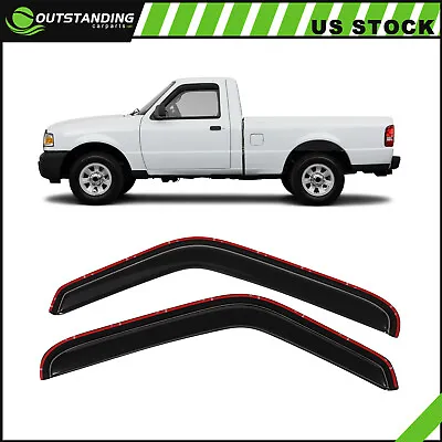 In Channel Sun Guard Outside Mount Tape-On Window Visors For 93-11 Ford Ranger • $29.09