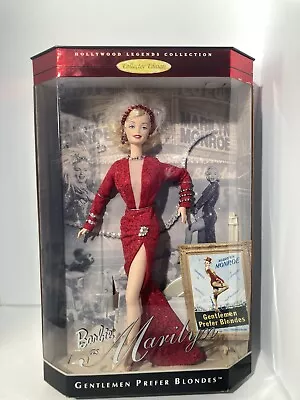 Barbie As Marilyn Monroe Gentlemen Prefer Blondes Red Dress   #17452 • $50