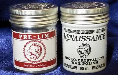 $49.98 • Buy Pre-Lim Surface Cleaner & Renaissance Wax Micro-Crystalline Wax Polish - 65ml 