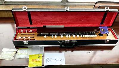 $99 • Buy SUZUKI Taishogoto Kiku Yae Electric Harp Koto Stringed Instrument W/ Case Used