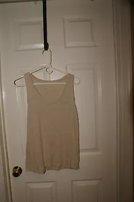 Majestic Filatures Deluxe T Shirt  Stretch Linen Sleeveless Top SZ 3 • $25