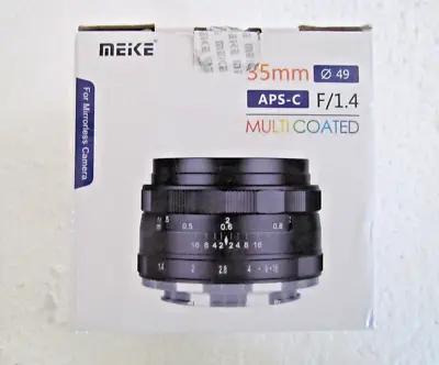 Meike 35mm APS-C F1.4 Lens • $59.99