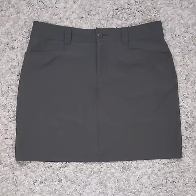 Eddie Bauer Adventurer 2.0 Skort Skirt Gray Women's Size 6 - 2 Way Stretch Lined • $9.94