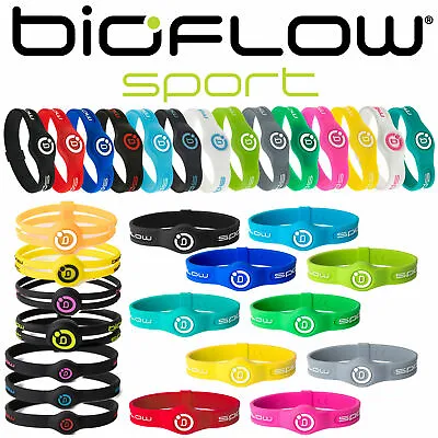 Bioflow Bracelet Sport Twin & Slim- Magnetic Silicone Wristband Therapy Recovery • $29.72