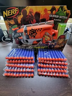 Brand New Nerf Hammershot Blaster + 100 Elite Darts - Limited Time Offer!  • $50