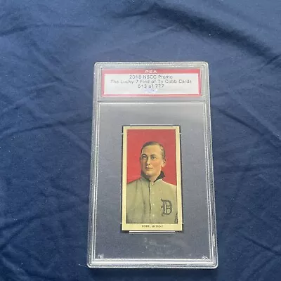 Rare 2016-T206⚾️TY COBB Portrait Nscc Promo🍀Lucky 7 Find Card #513 Of 777!! • $71