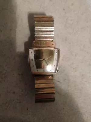 HAMILTON ELECTRIC 500 Mens WATCH 10 K Gold Filled Great Condition  • $200