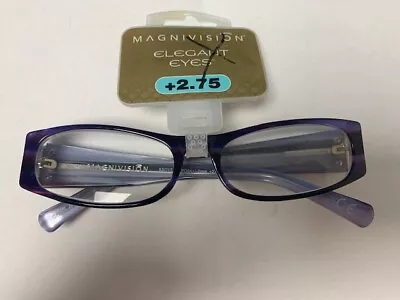 MAGNIVISION Elegant Eyes  SUSAN A  Reading Glasses Purple/Pink • $13.99