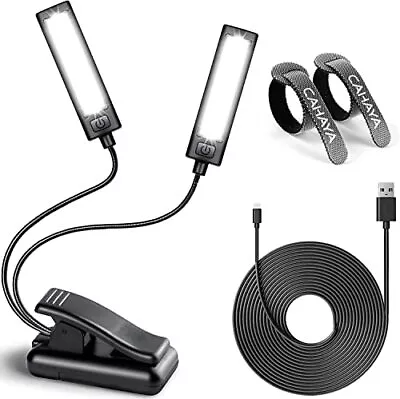  Music Stand Light Clip On Battery Powered Reading Lamp Book Light For  • $24.44