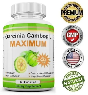 $6.95 • Buy 100% Pure Garcinia Cambogia 3,000mg 95% HCA Weight Loss Fat BURNER Diet Pills