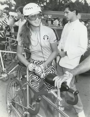 Brooke Shields On Bicycle 7x9 Original Photo #W5977 • $6.29