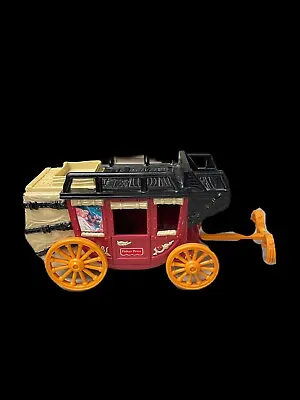 Fisher Price Great Adventures Western Stage Coach Robbery Chase Wagon Cannonball • $19.99