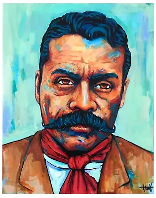 Zapata Mexican Revolutionary Poster Print 18x12 Original Artwork By Xilberto • $20