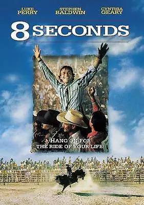  8 Seconds  Starring Luke Perry And Stephen Baldwin DVD Movie With Free Shipping • $10