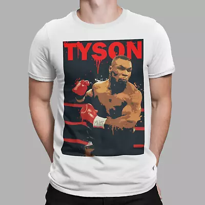 Mike Tyson T-Shirt Greatest Champion Boxing 80s 90s Retro Gift Fighter Cool NY • £6.99