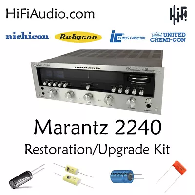 Marantz 2240 Receiver Rebuild Restoration Recap Service Kit Fix Repair Capacitor • $155