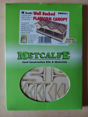 Metcalfe PN941 N Gauge Wall Backed Platform Canopy  • £9