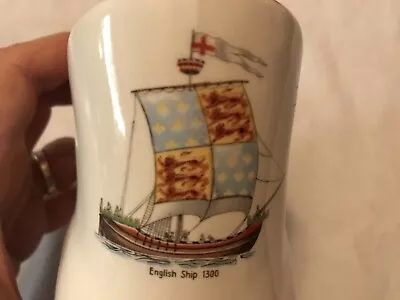 English Ship 1300 Vintage Nautical Shaving Mug • $39.95