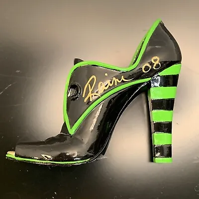 $29 • Buy Raine Signed Just The Right Shoe What A Witch 2008 Black/Green High Heel DAMAGED