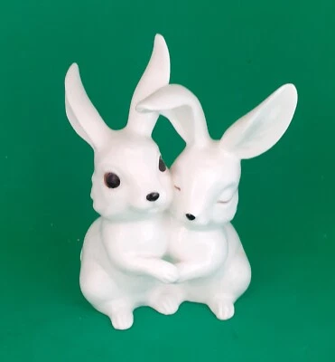 £9.99 • Buy Vintage Royal Osborne White Rabbit's Republic Of China  Approx 8 X 12cm