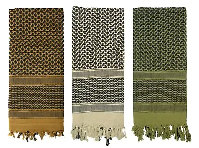 Rothco LIGHTWEIGHT Shemagh Military Tactical Desert Scarf Cotton Head Wrap • $11.99