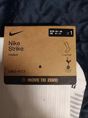 Tottenham Hotspur Home Kit Nike Strike Knee-High Dri-Fit Socks. Size UK 8-11 • £9.99