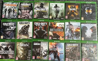 X BOX 1 Games Call Of Duty Ghosts Black Ops Advanced Warfare Battlefield • £8.99