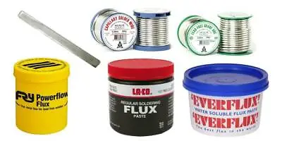 £15.99 • Buy Coil Of Leaded Solder Wire Lead-free Laco Flux Powerflow Flux Everflux Flux 