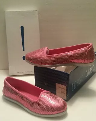 NEW!  PINK Flats Slip-on  Sz 7 1/2 From H2K Toast ! Toast! NICE!!   • $8.99