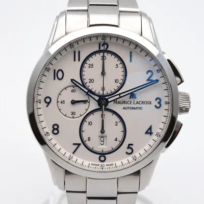 MAURICE LACROIX Pontos Chronograph PT6388-SS002-120-1 Men's Watch G0120 • $3091.45