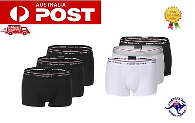 Tommy Hilfiger Men Cotton Stretch Trunks Boxers Underwear Premium Essentials • $41.99