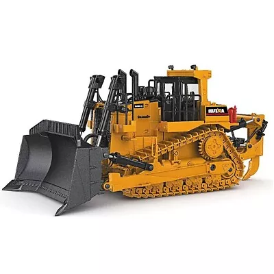 HUINA 1:50 Fully Metal Diecast Bulldozer Model Engineering Construction Vehicle • £39.99