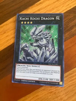 Kachi Kochi Dragon MACR-ENSE1 Limited Edition Super Rare NM + BONUS • $1.49