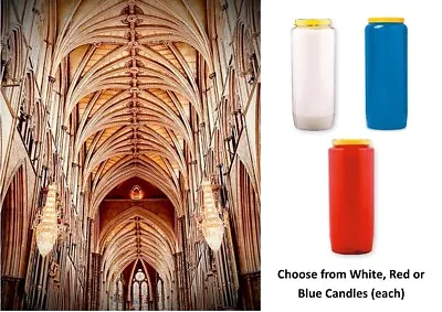 Church Candle Lamp 7 Day Catholic Anglican Votive Ideal For Church And Home • £9.99