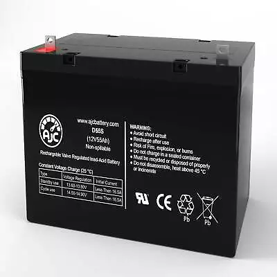 Merits P327 Vision Super Bariatric 12V 55Ah Wheelchair Replacement Battery • $160.79